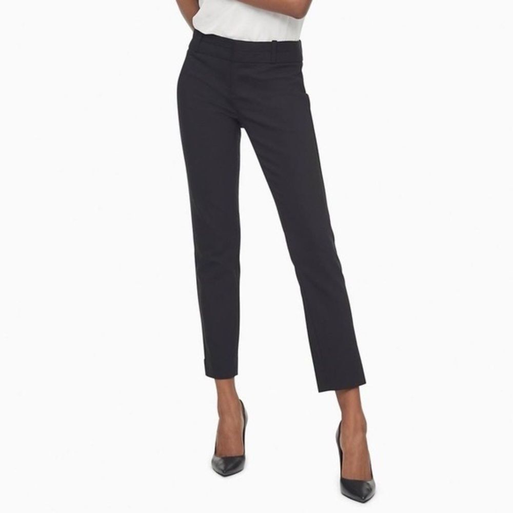 NWT Aritzia Wilfred Laure Pant High Rise Skinny Office Trouser Pant Size 8 Gray